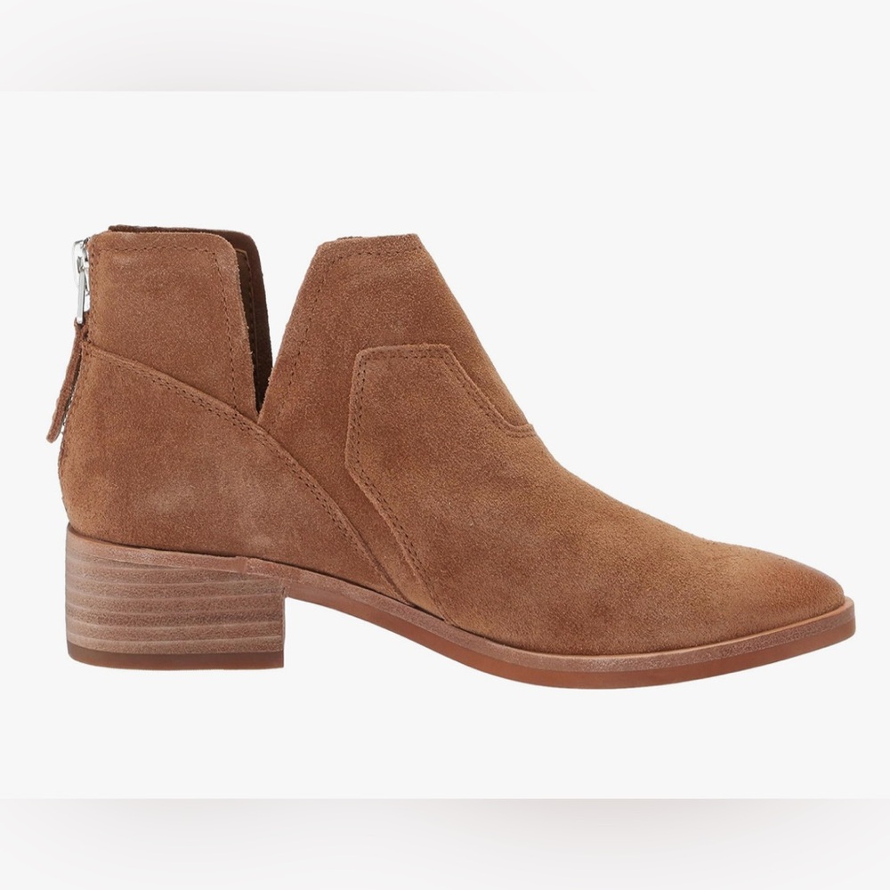 Dolce Vita Titus Ankle Boot Brown Suede Size 7.5 New